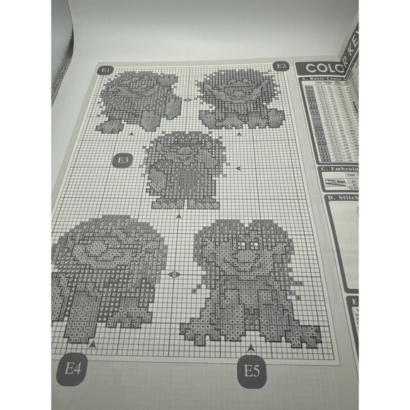 Trolls Cross Stitch Pattern Book Great Big Graphs True Colors International - Picture 4 of 5